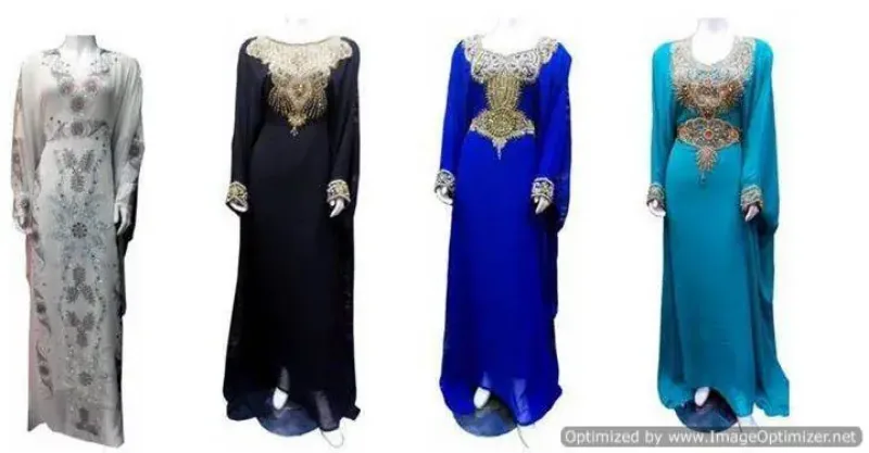 Picture of Radhe Designer Purple Georgette Kaftan Dress for Women - F10192