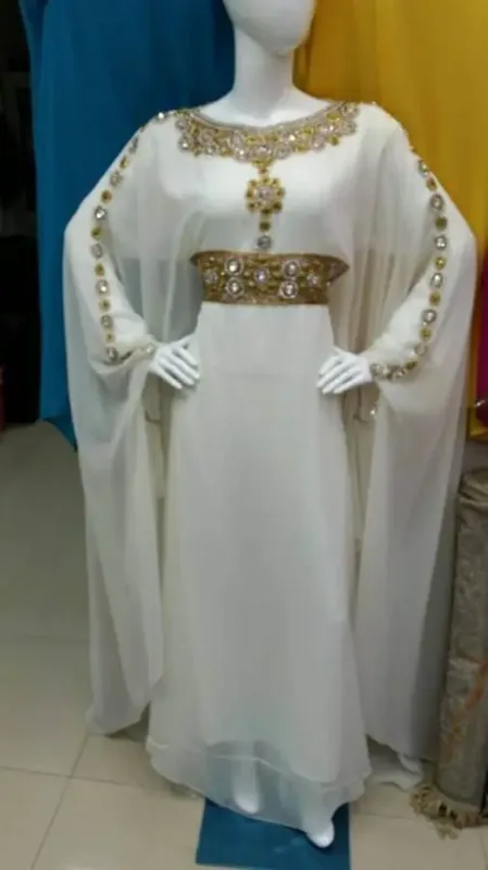 Picture of Radhe Designer Multicolor Georgette Kaftan Dress for Women - F10483
