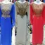 Picture of Multi Color Georgette Kaftan Dress for Women - Look 7643
