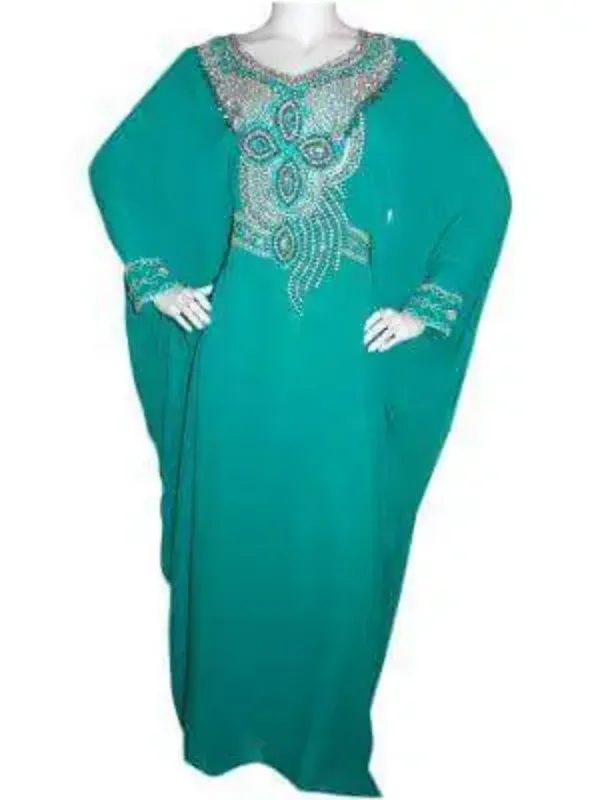 Picture of Radhe Designer Multicolor Georgette Kaftan Dress for Women - F5000