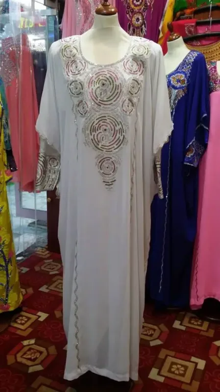 Picture of Radhe Designer Multicolor Georgette Kaftan Dress for Women - F3371