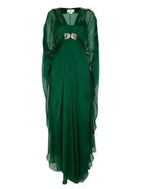 Picture of Multi Color Georgette Kaftan Dress for Women - Look 7655