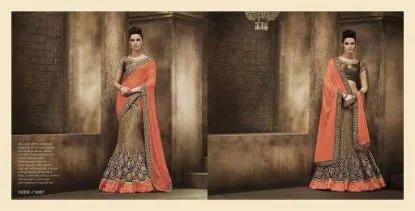 Picture of lehenga designer party dress sari pakistani women boll,