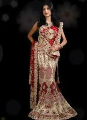 Picture of chaniya bollywood indian designer sari party wear wome,