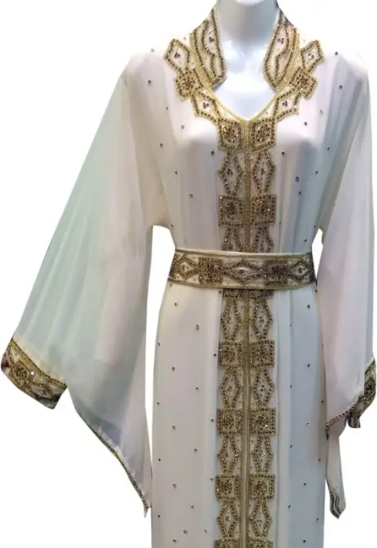Picture of Radhe Designer Blue Georgette Kaftan Dress for Women - F1878