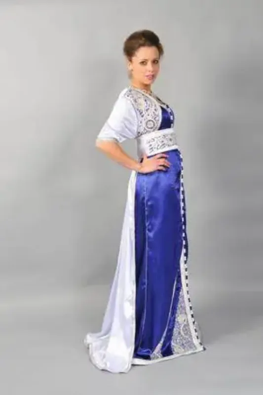Picture of Radhe Designer Multicolor Georgette Kaftan Dress for Women - F10295
