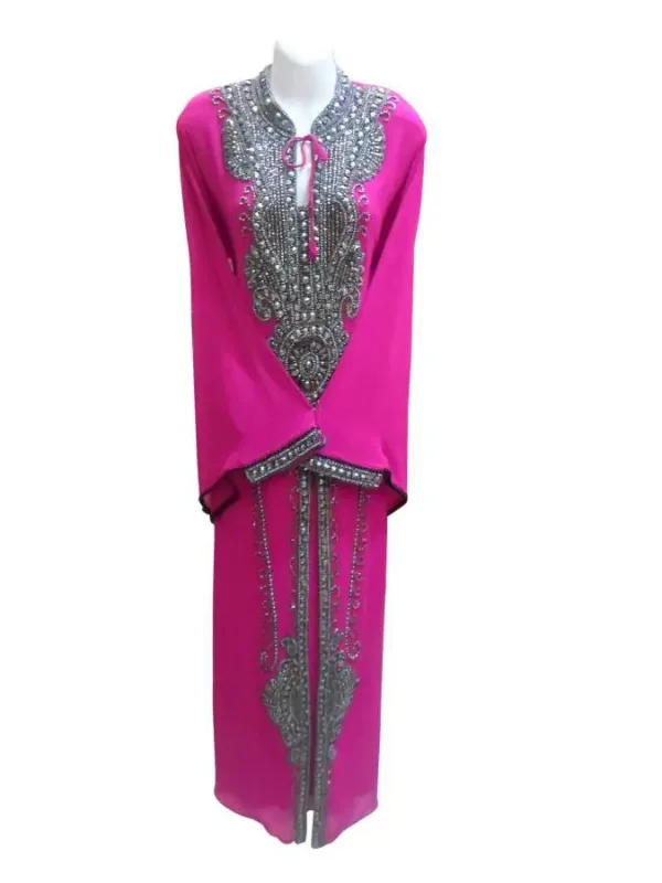 Picture of Radhe Designer Multicolor Georgette Kaftan Dress for Women - F3805