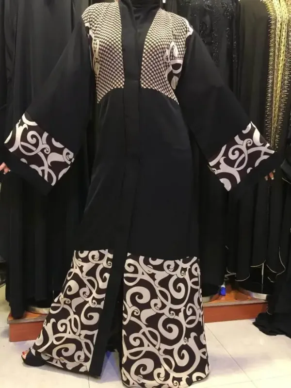 Picture of Radhe Designer Multicolor Georgette Kaftan Dress for Women - F7799