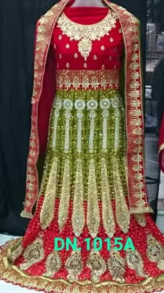 Picture of bridal lehenga in bangalore,lehenga choli modest maxi g