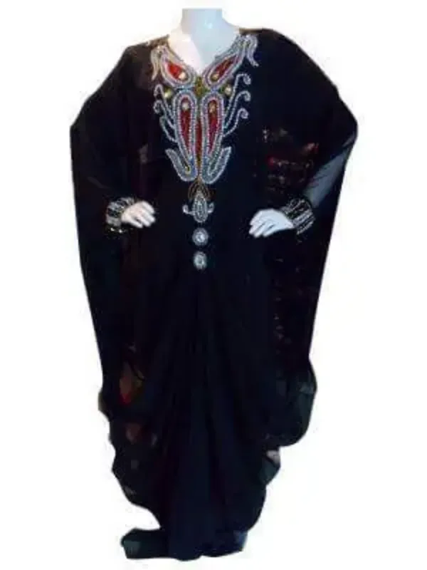 Picture of Radhe Designer Multicolor Georgette Kaftan Dress for Women - F4998