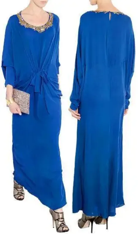 Picture of Radhe Designer Multicolor Georgette Kaftan Dress for Women - F10688
