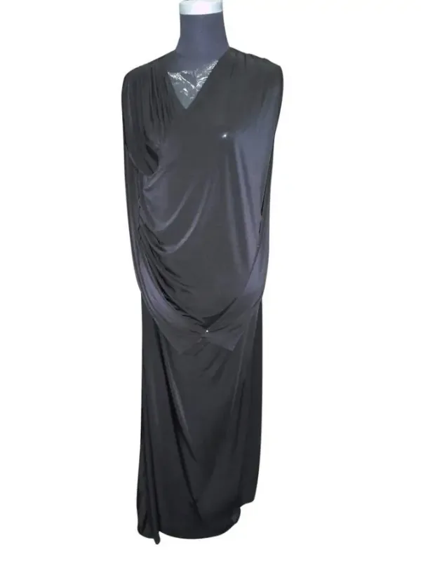 Picture of Radhe Designer Gold Georgette Kaftan Dress for Women - F3938