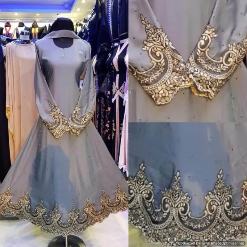 Picture of Radhe Designer Blue Georgette Kaftan Dress for Women - F2695