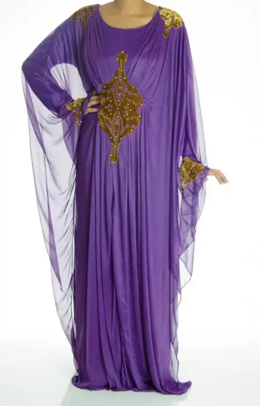Picture of Radhe Designer Blue Georgette Kaftan Dress for Women - F10588