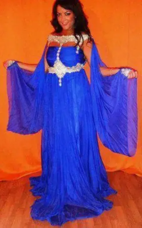 Picture of Radhe Designer Multicolor Georgette Kaftan Dress for Women - F8225