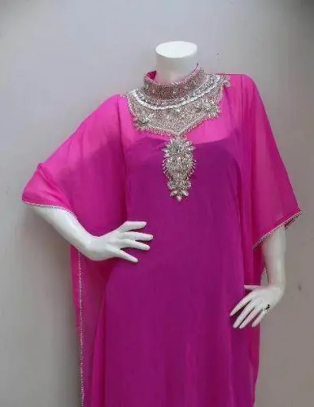 Picture of Radhe Designer Black Georgette Kaftan Dress for Women - F6632