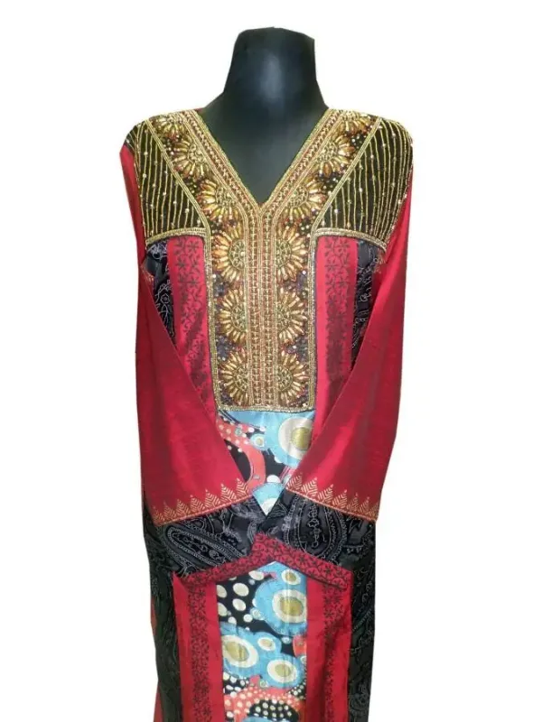 Picture of Radhe Designer Multicolor Georgette Kaftan Dress for Women - F4676