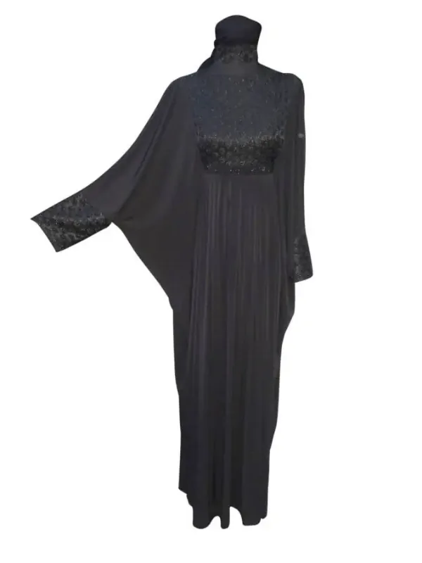 Picture of Yellow Georgette Kaftan Dress for Women - Look 7850