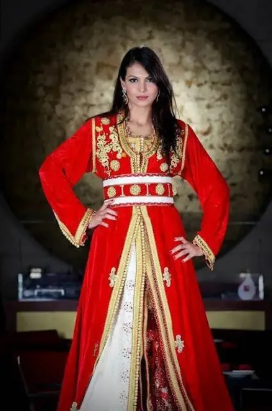Picture of Radhe Designer Multicolor Georgette Kaftan Dress for Women - F5630
