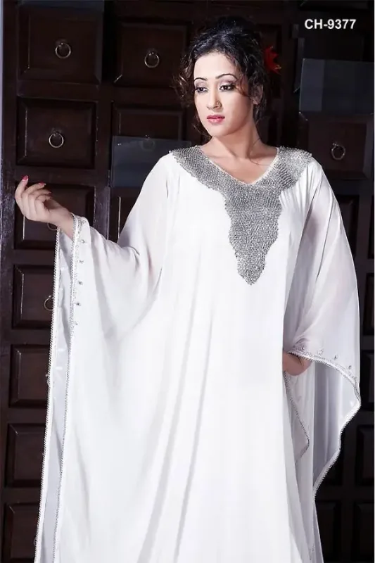 Picture of Radhe Designer Multicolor Georgette Kaftan Dress for Women - F6302