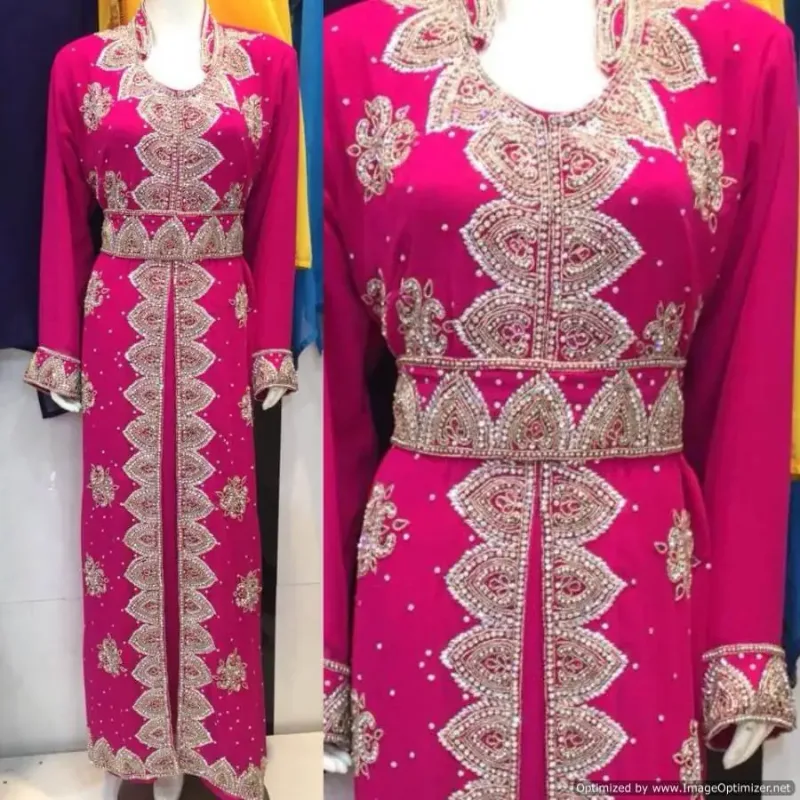Picture of Radhe Designer Blue Georgette Kaftan Dress for Women - F2202