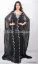 Picture of Black Georgette Kaftan Dress for Women - Look 7882