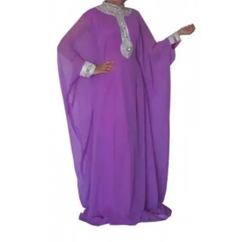 Picture of Radhe Designer Pink Cotton Kaftan Dress for Women - F6837