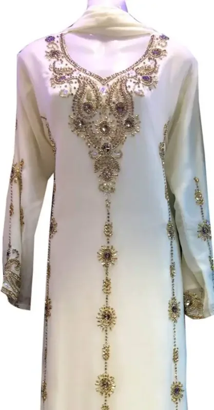 Picture of Radhe Designer Multicolor Georgette Kaftan Dress for Women - F2022