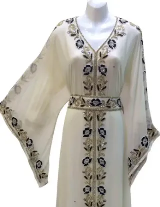 Picture of haute coutre khaleeji thobe for arabian women's ,abaya,