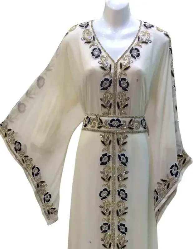 Picture of Radhe Designer Multicolor Georgette Kaftan Dress for Women - F1889
