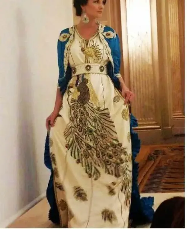 Picture of Radhe Designer Multicolor Georgette Kaftan Dress for Women - F10127