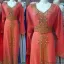 Picture of Yellow Georgette Kaftan Dress for Women - Look 7906