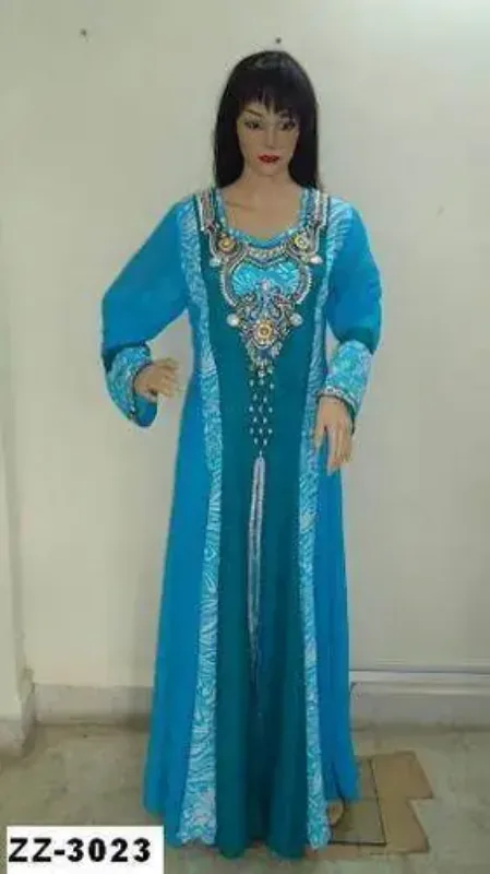 Picture of Radhe Designer Multicolor Georgette Kaftan Dress for Women - F10362