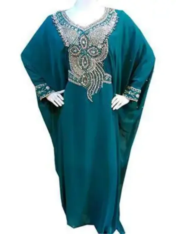 Picture of Radhe Designer Multicolor Georgette Kaftan Dress for Women - F10280