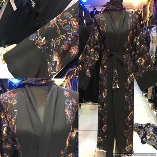 Picture of high quality custom design printed abaya whole,aba ,f22