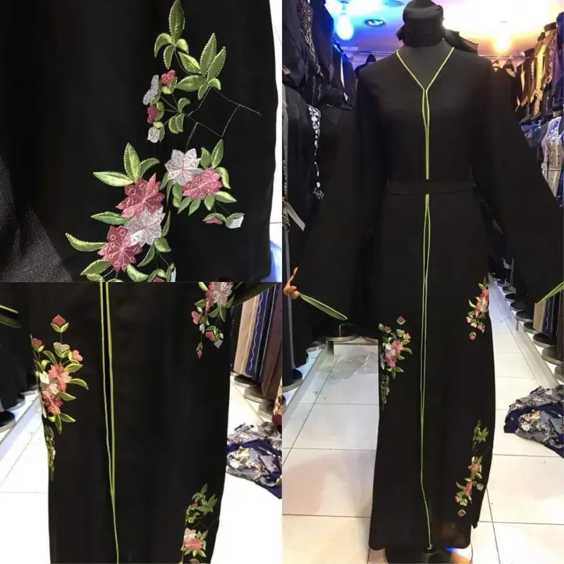Picture of Radhe Designer Multicolor Georgette Kaftan Dress for Women - F2265