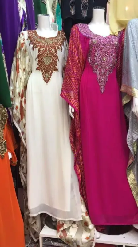 Picture of Radhe Designer Multicolor Georgette Kaftan Dress for Women - F1807
