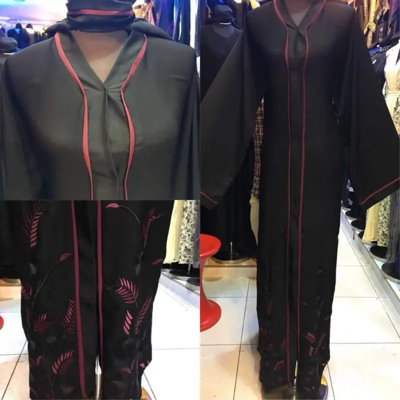 Picture of Radhe Designer Black Georgette Kaftan Dress for Women - F2141