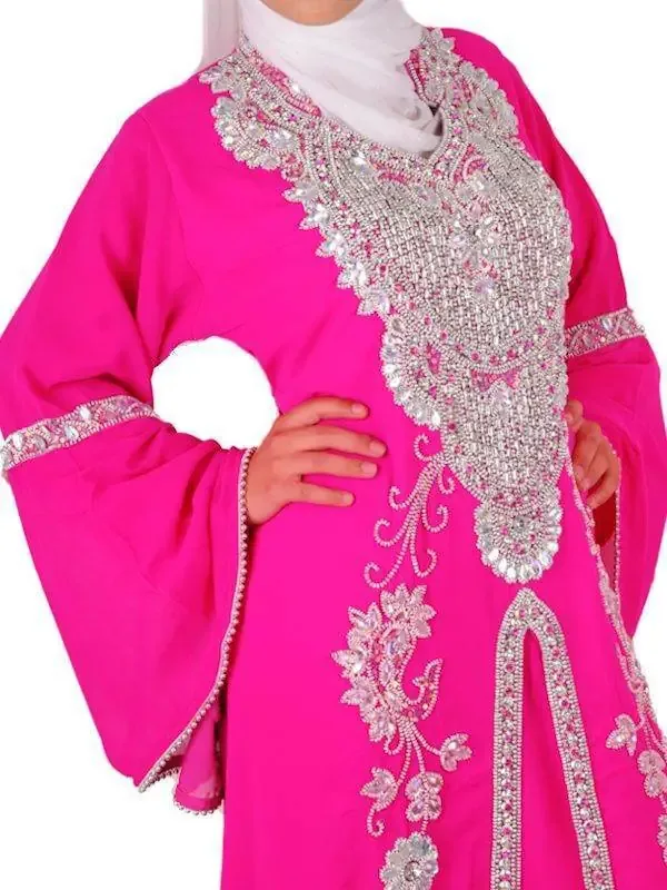 Picture of Radhe Designer Multicolor Cotton Kaftan Dress for Women - F6418