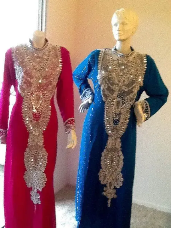 Picture of Radhe Designer Multicolor Georgette Kaftan Dress for Women - F6435