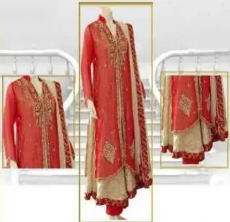 Picture of Radhe Designer Multicolor Georgette Kaftan Dress for Women - F6473