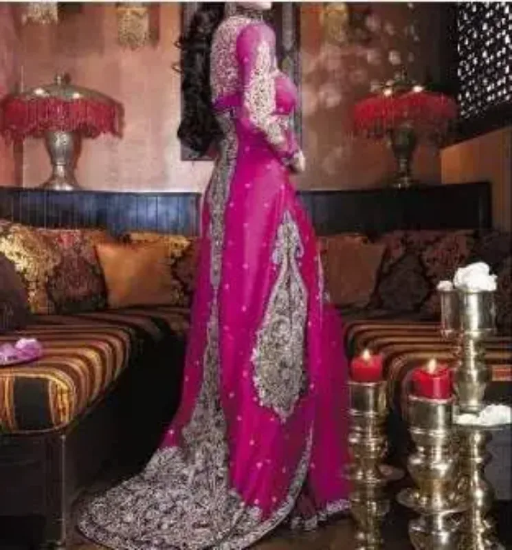 Picture of Radhe Designer Purple Georgette Kaftan Dress for Women - F6517