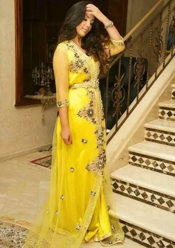 Picture of Radhe Designer Multicolor Georgette Kaftan Dress for Women - F6545
