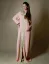 Picture of White Georgette Kaftan Dress for Women - Look 8026