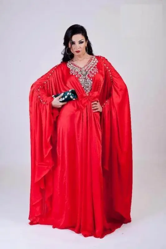 Picture of Radhe Designer Multicolor Georgette Kaftan Dress for Women - F6536