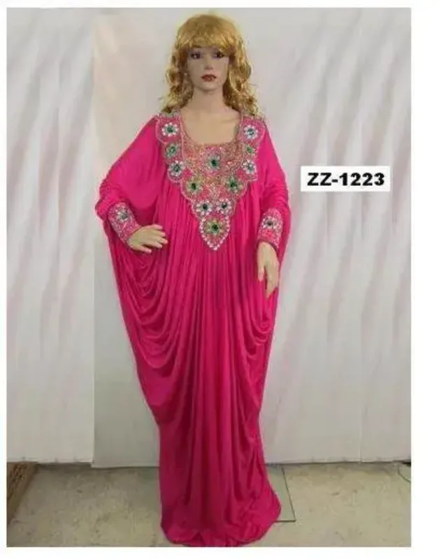 Picture of Radhe Designer Multicolor Georgette Kaftan Dress for Women - F6553
