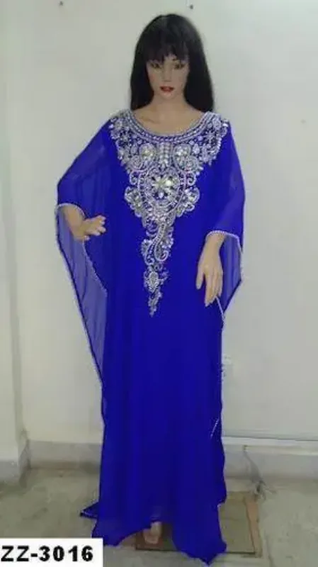 Picture of Radhe Designer Multicolor Georgette Kaftan Dress for Women - F6557