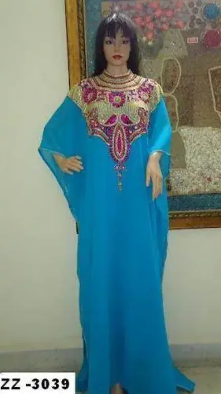 Picture of Radhe Designer Multicolor Georgette Kaftan Dress for Women - F6556