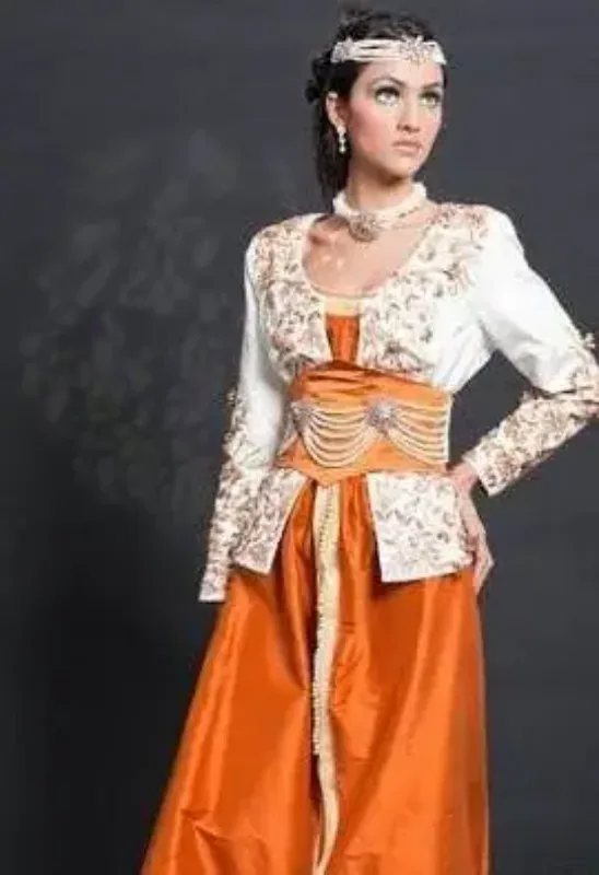 Picture of Radhe Designer Multicolor Georgette Kaftan Dress for Women - F6268
