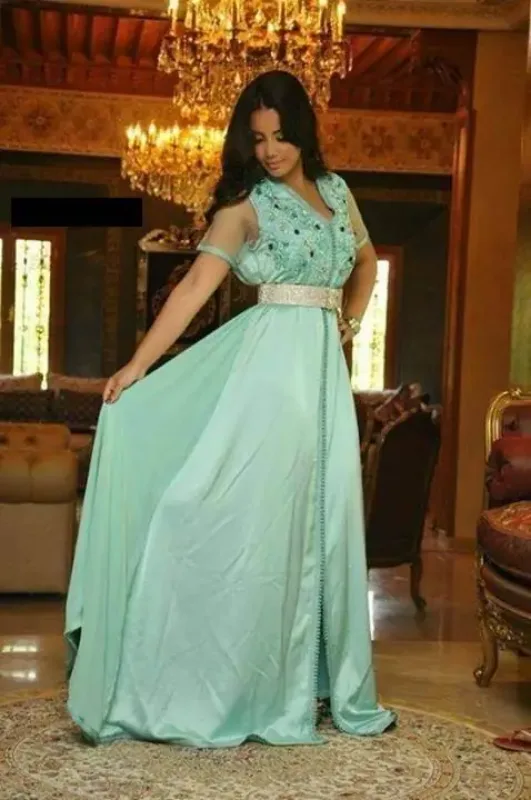 Picture of Radhe Designer Multicolor Georgette Kaftan Dress for Women - F6540